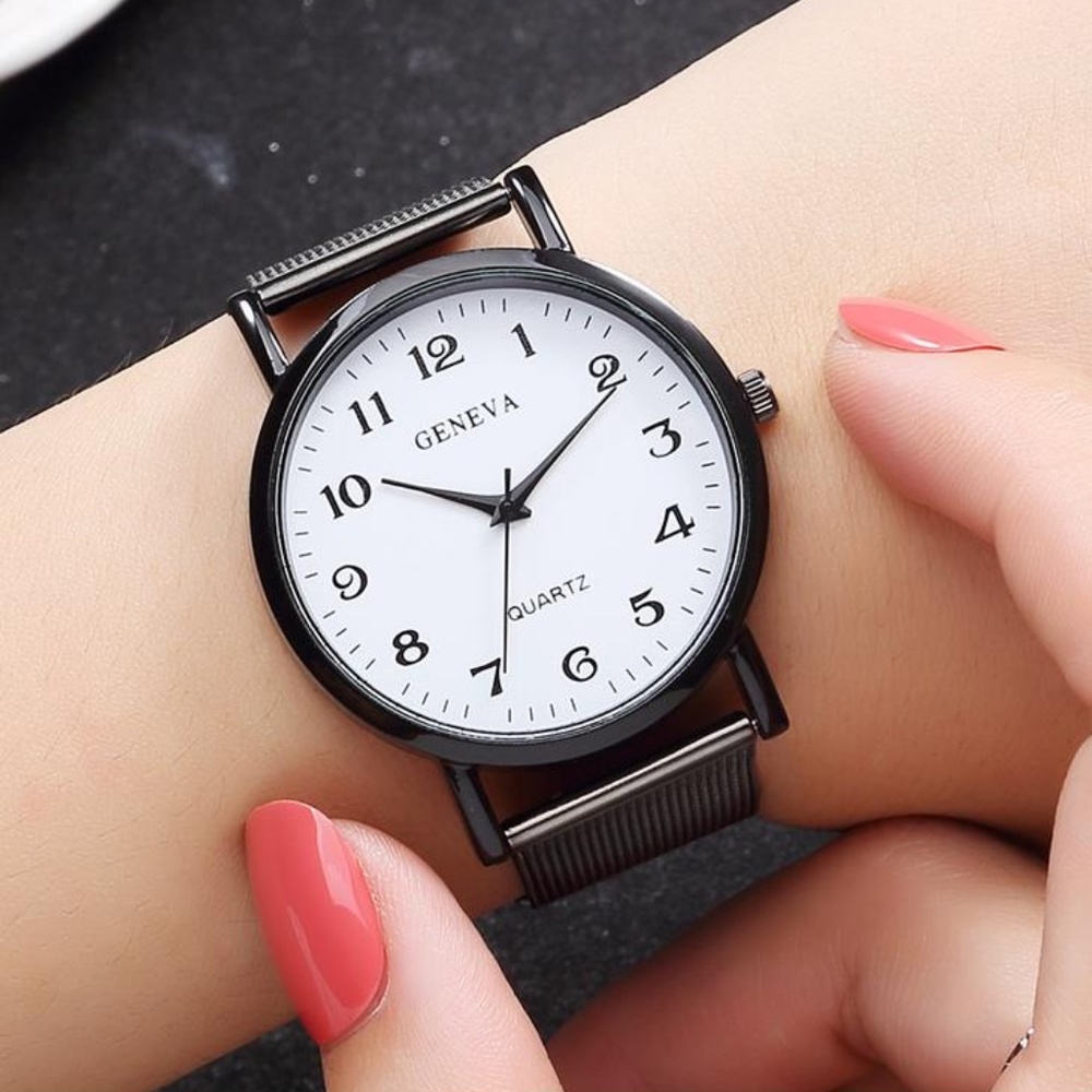 ⌚️NEW⌚️ Unisex Luxury Stainless Steel Quartz Watch - Picture 2 of 5